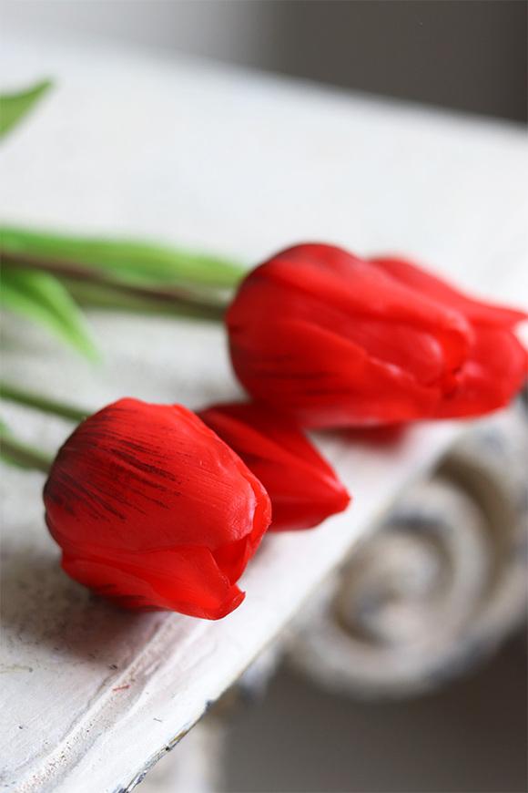 bukiet tulipanów silikonowych 