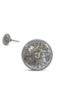 ozdobna gałka / uchwyt do mebli 25, śr.4cm