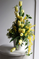 Żółte Tulipany, kompozycja wiosenna z tulipanami