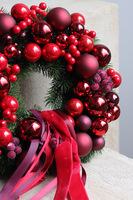 Królewska Gwiazdka, świąteczny wianek dekoracyjny