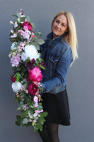 Bicycletta Terrensja 2, girlanda kwiatowa