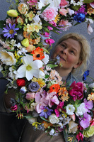 Wiosna Tuż Tuż, duży wianek dekoracyjny