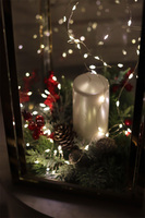 Angelo Christmas Gold, świąteczna dekoracja LED w lampionie