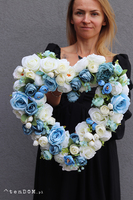 Błękit Serca, komplet dekoracji nagrobnych