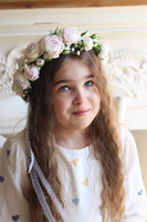 Eurydyka, kwiatowy wianek na głowę, rozmiar uniwersalny