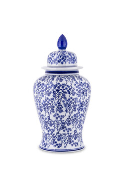 Busan D, amfora pojemnik z pokrywką, wym.61x30cm