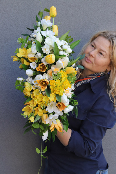 Wiosna Orient, wiosenna dekoracja kwiatowa