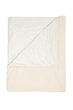 Teddy, koc pled z futerkiem, wanilia, wym.150x200cm