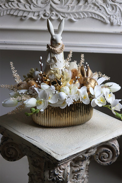 dekoracja Złota Wielkanoc, wym.38x40cm