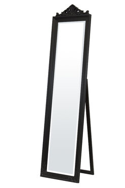 Palace Black, lustro stojące, czarne, wym.176x45x48cm