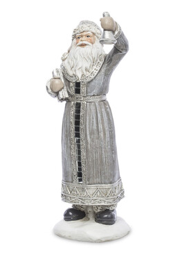 Silver Xmas A, bożonarodzeniowa figurka Mikołaj, wys.24cm