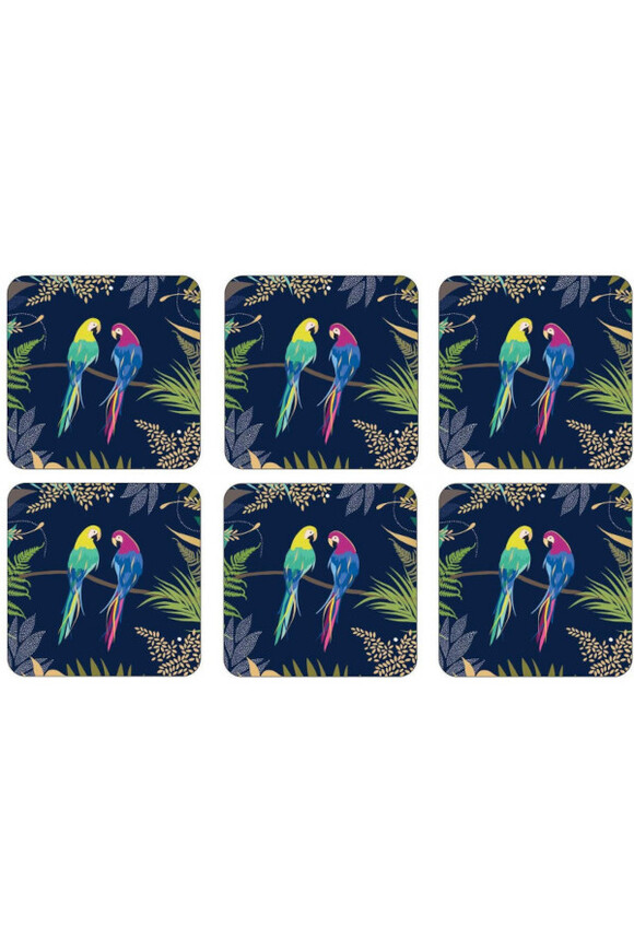 Parrot, podkładki korkowe, małe