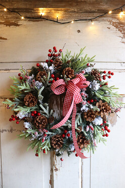 wianek świąteczny Reditte 3, śr.43cm