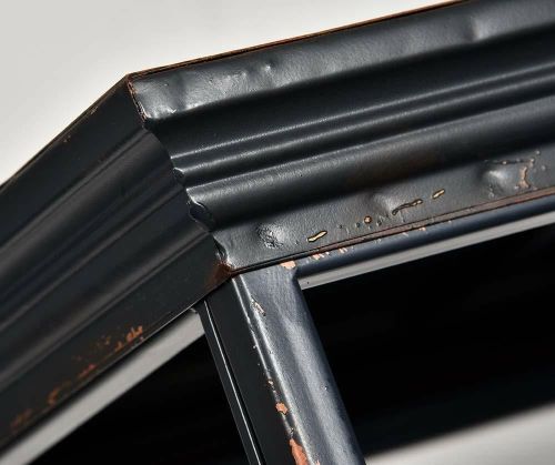 Loft, regał z półkami kwietnik, wym.94x40x179cm