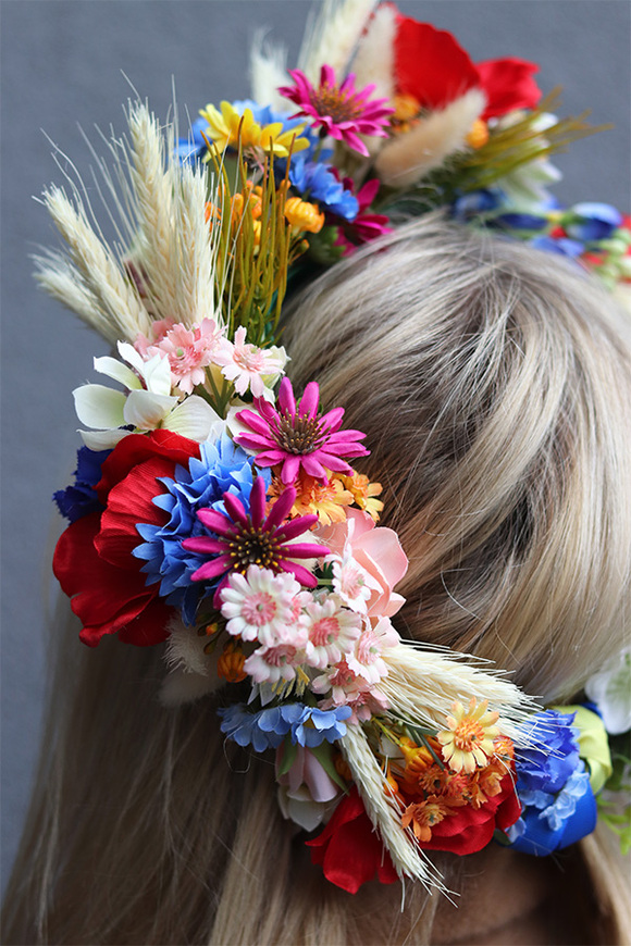 Mazowieckie Dni, kwiatowy wianek na głowę