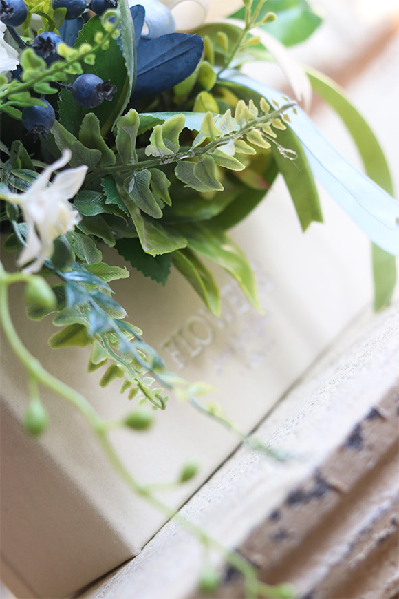 bardzo urocza koperta / flowerbox z życzeniami, Gisani, wym.30x38cm 