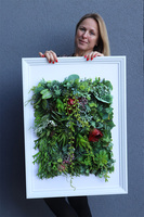 atrakcyjna jednostronna rama, Hotels Sukulenty Reddina, wym.77x57cm