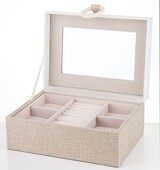 Boho Style, stylowe puzderko / szkatułka na biżuterię, wym.9.5x22x17cm