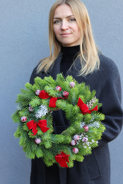 Wigilijny Szyk, świąteczny wianek dekoracyjny