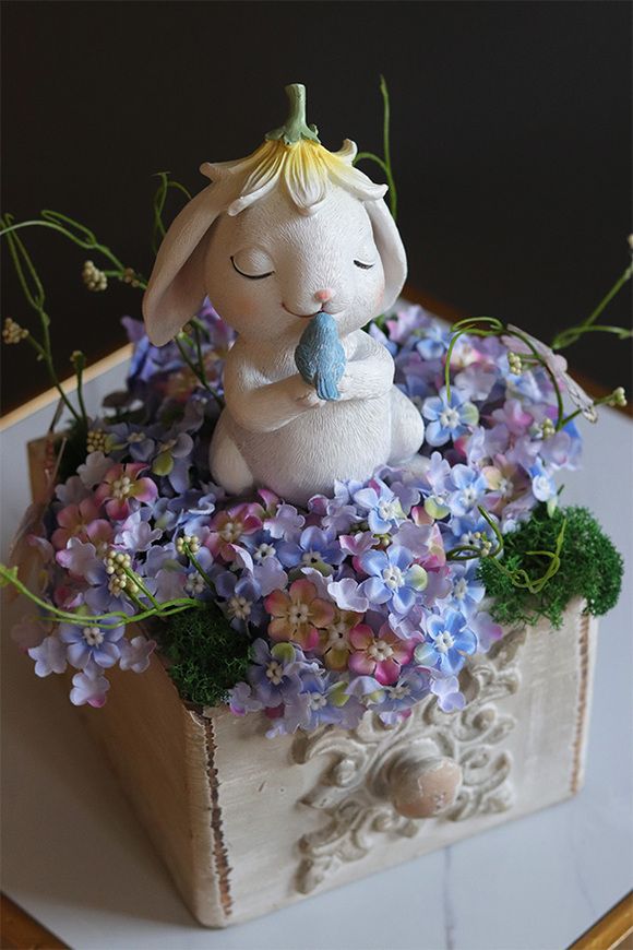Sweetie Rabbit, dekoracja wielkanocna w szufladzie