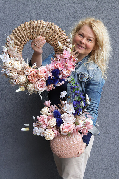 Sevilla, asymetryczny wianek dekoracyjny