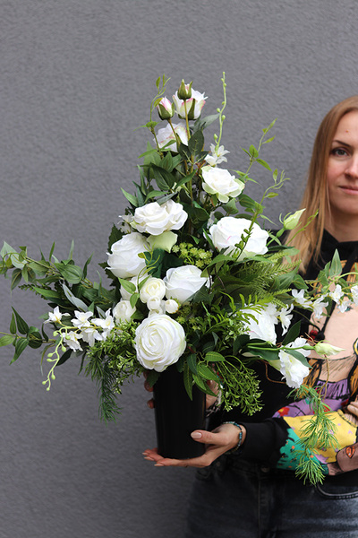 Manifista, bukiet nagrobny we wkładzie