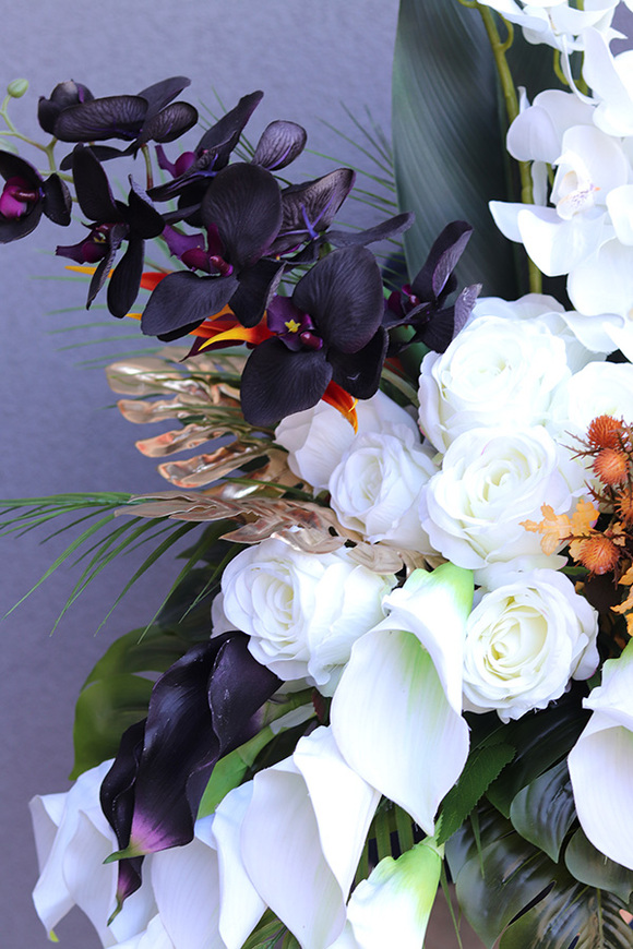 Terence, bukiet nagrobny premium, dł.75cm