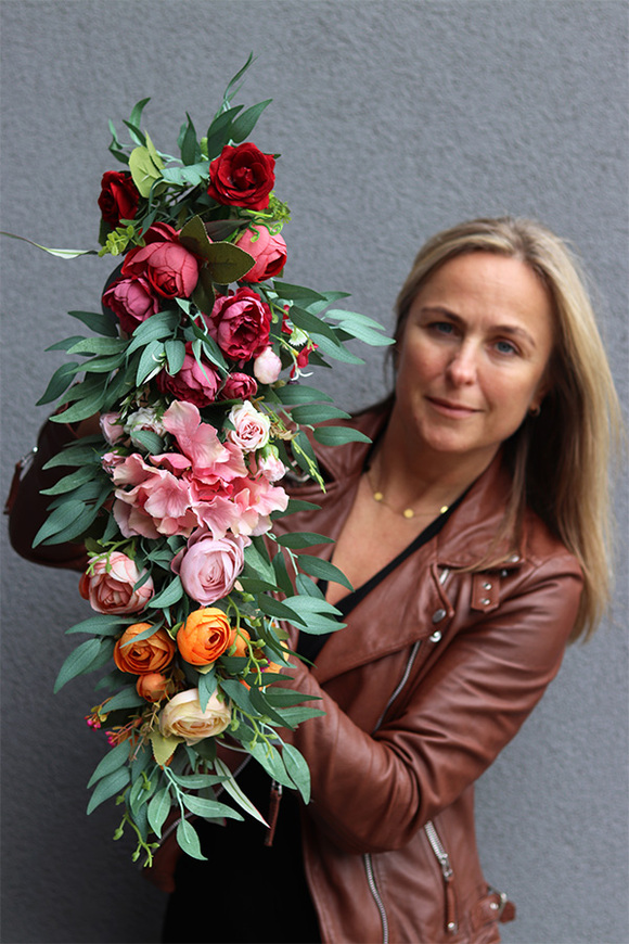 Tęcza Beauty, kolorowa girlanda kwiatowa