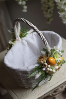 dekorowany koszyczek wielkanocny, Wella, wys.27cm