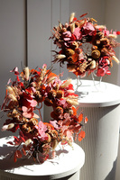 Boho Merrie, dekoracyjny wianek ze stabilizowanych roślin, śr.30cm