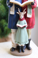 Kolędnicy, figurka świąteczna rodzinka reniferów