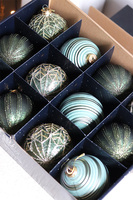 Decoris Green Velvet, świąteczne bombki