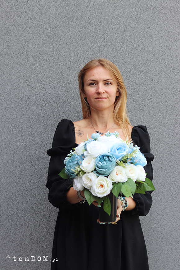 Błękit Serca, komplet dekoracji nagrobnych