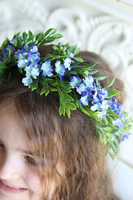 Hestia, kwiatowy wianek na głowę, rozmiar uniwersalny