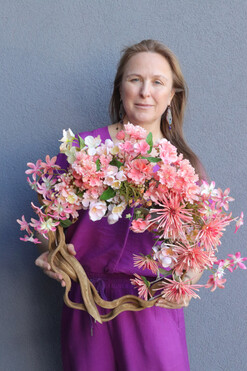 Savana Spring, asymetryczny wianek dekoracyjny, rozp.48cm