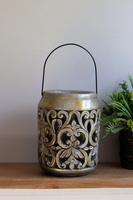 Aztec Gold D, ceramiczny ażurowy lampion