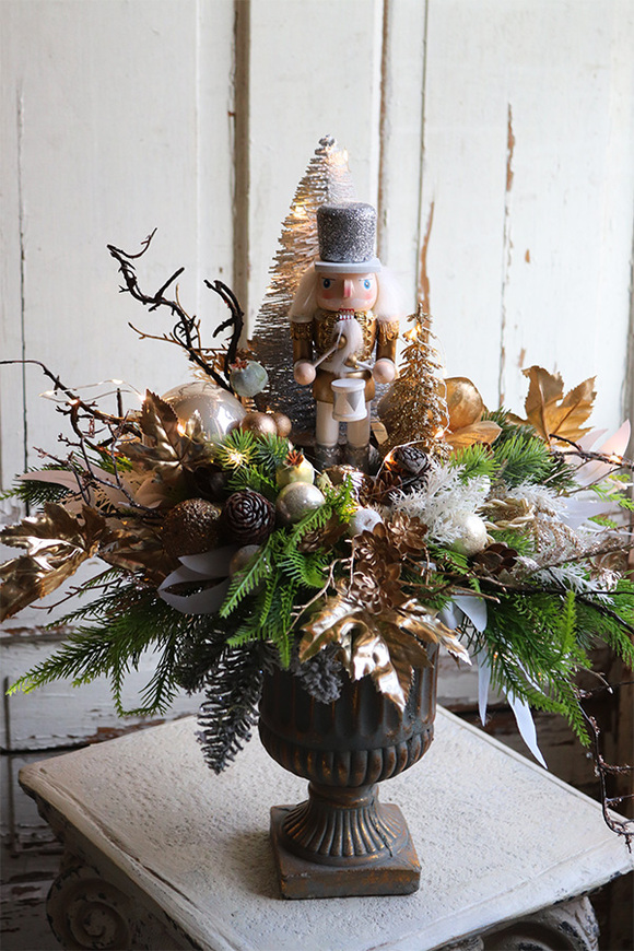 Goldira Silveramo, stroik świąteczny z dziadkiem do orzechów