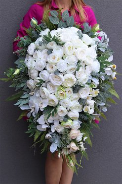 Helenna Bialate, wiązanka nagrobna, dł.90cm