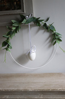 Subtelle Surovy, wianek wielkanocny na obręczy, śr.30cm