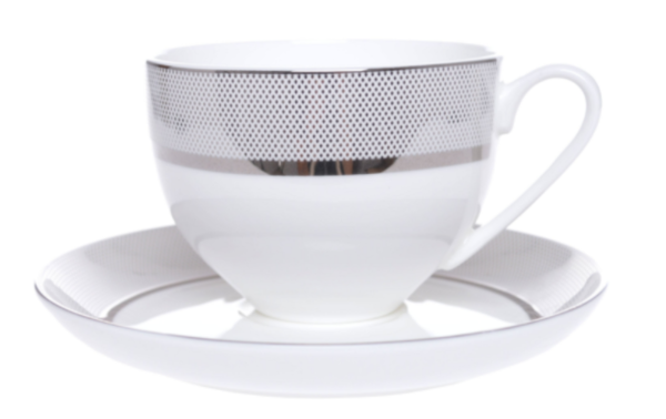  komplet obiadowy dla 6 osób, 30elementów, Silver Delia I