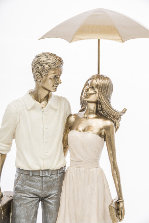 figurka Para Zakochanych pod Parasolem