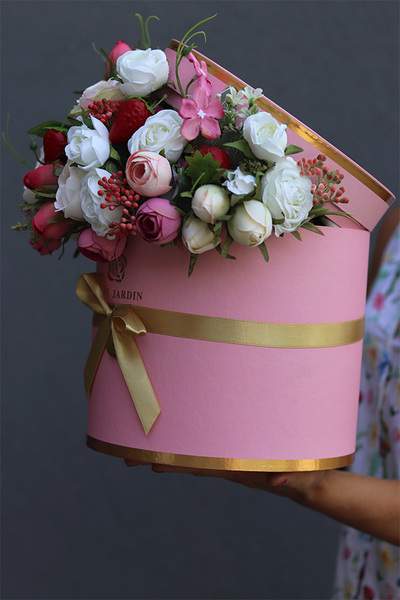 Candy, flowerbox z pokrywką