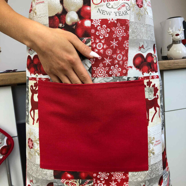 Christmas Charm, świąteczny fartuch kuchenny