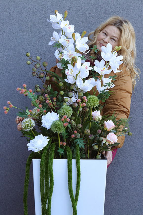 Harmonia Wiosenna Mediolan, podłogowa dekoracja kwiatowa