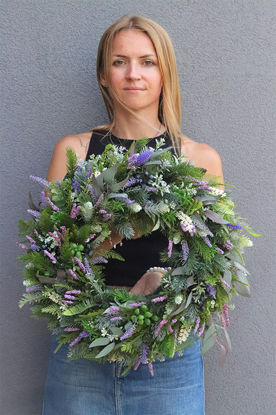 Zieleń to Życie 2, wianek jesienny z wrzosami