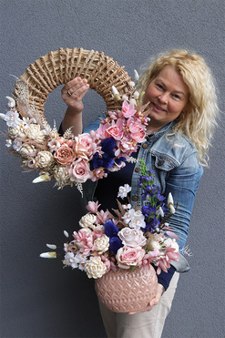 Sevilla, komplet dekoracji, kompozycja + wianek