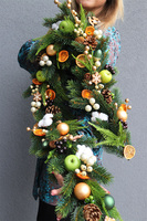 Pomarańczowa Kraina, świąteczna girlanda