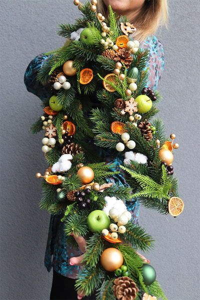 Pomarańczowa Kraina, świąteczna girlanda