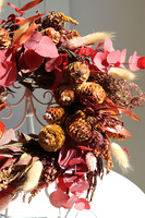 Boho Merrie, dekoracyjny wianek ze stabilizowanych roślin, śr.30cm