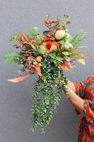 Ladies First Pumpkin A, jesienna kompozycja, wys.40cm